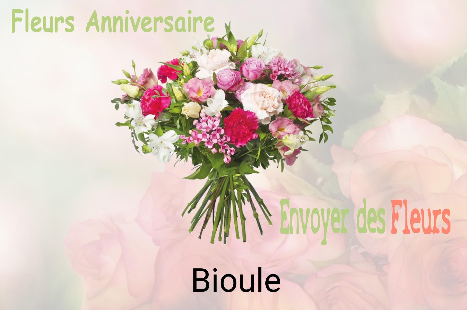 Bouquet de fleurs d’anniversaire livré à Bioule